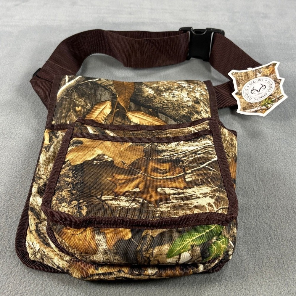 Realtree‎ Edge Camo Shell Pouch Hunting Shooting Waist Bag Adjustable Belt NEW